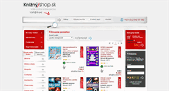 Desktop Screenshot of kniznyshop.sk